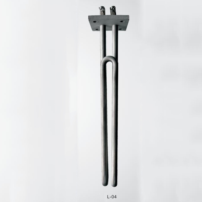 Flange heating tube