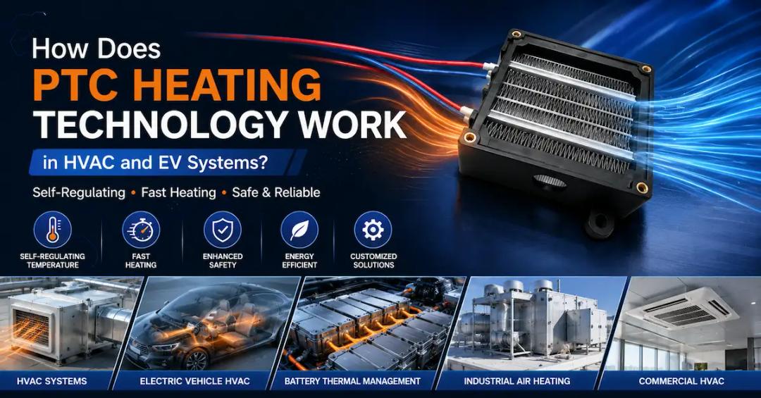 เทคโนโลยีการทำความร้อน PTC ทำงานอย่างไรในระบบ HVAC และ EV