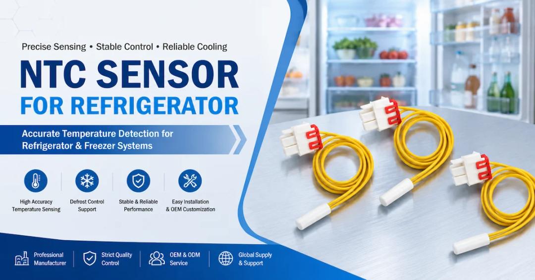 Sensor NTC para refrigerador: Cómo elegir el sensor de temperatura adecuado