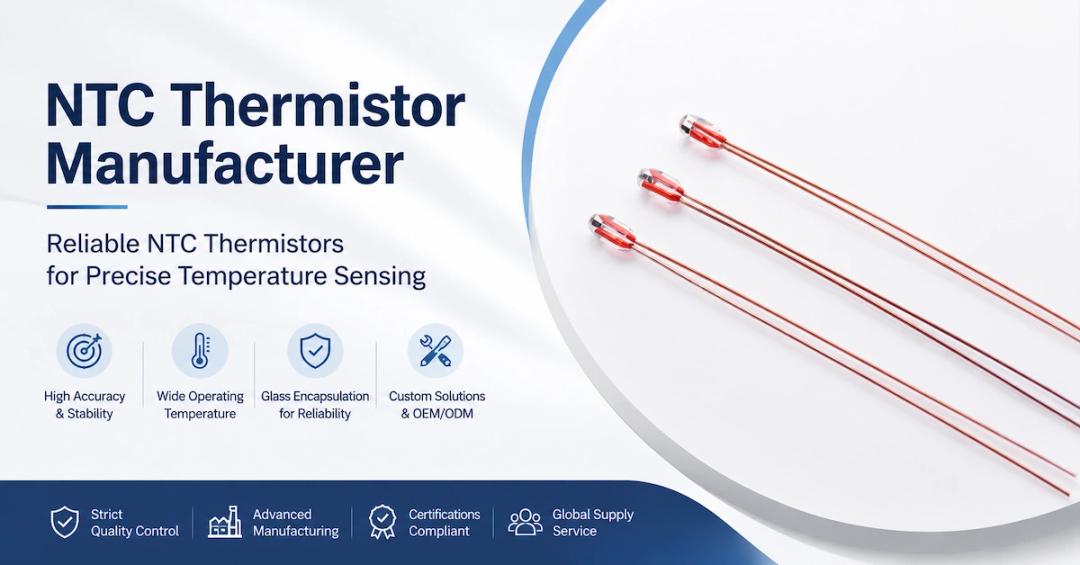 Fabricante de termistores NTC: Guía práctica para la selección de proveedores OEM