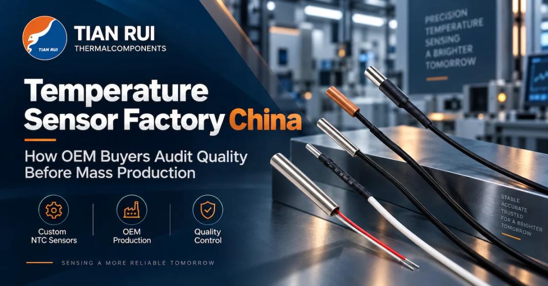 Fabricants de capteurs de température en Chine : Comment les acheteurs OEM vérifient la qualité avant la production en série