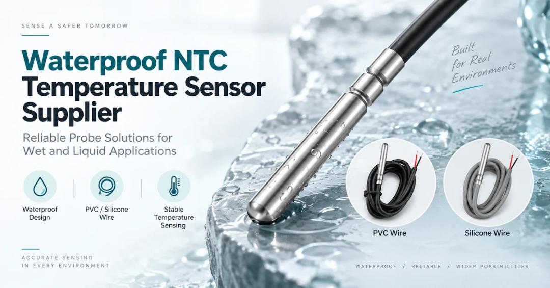 Fournisseur de capteurs de température NTC étanches : Guide de sélection OEM pour les applications humides et liquides